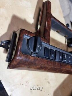 Range Rover P38 Sat Nav Wood Center Console Surround With Switches