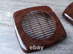 Range Rover P38 Small Speaker Grills Walnut