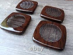 Range Rover P38 Small Speaker Grills Walnut