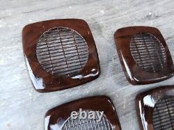 Range Rover P38 Small Speaker Grills Walnut