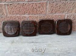 Range Rover P38 Small Speaker Grills Walnut