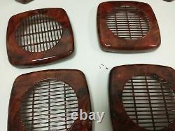 Range Rover P38 Speaker Grills Walnut