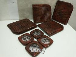 Range Rover P38 Speaker Grills Walnut