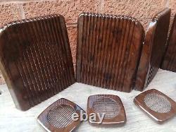 Range Rover P38 Speaker Grills Walnut