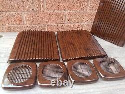 Range Rover P38 Speaker Grills Walnut