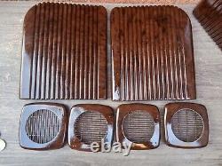 Range Rover P38 Speaker Grills Walnut