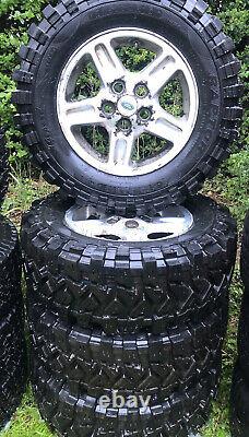 Range Rover P38 X4 Off Road wheels and tyres 245/70/16. Used Condition
