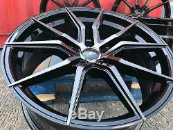 Range Rover Vogue Sport Discovery Black 22 inch Alloy Wheels by ALUWERKS PEARL