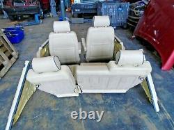 Range rover p38 cream leather manually operated seats and door cards