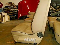 Range rover p38 cream leather manually operated seats and door cards