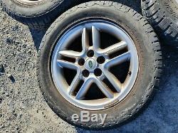 Range rover p38 hurricane wheels with general grabber tyres