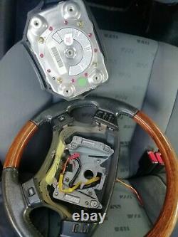 Range rover p38 walnut leather Multifunction steering wheel land rover FREE POST
