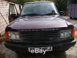 Rare Classic Range Rover Dt Model 2.5l Manual P38 With Coil Spring Suspension