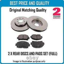 Rear Brke Discs And Pads For Land Rover Oem Quality 952908