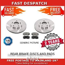 Rear Brke Discs And Pads Rr 304 5 Solid