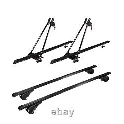 Roof Bars & 2x Bike Rack For Land Rover RANGE ROVER 1994-'02 With Raised Roof Rail