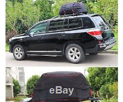 Roof Top Cargo Bag Waterproof Carrier Storage Luggage Car SUV Rooftop Travel