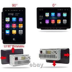 Rotatable 10.1in 2-Din Android 9.1 Car MP5 Player 2.5D Stereo Radio GPS WiFi