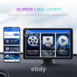 Rotatable 8 For Apple Carplay Car Stereo Radio BT/FM/AUX Multimedia MP5 Player