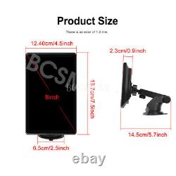 Rotatable 8 For Apple Carplay Car Stereo Radio BT/FM/AUX Multimedia MP5 Player