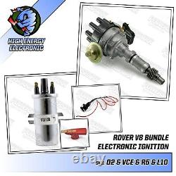 Rover V8 35D Distributor and Viper dry high energy ignition coil 3.5 3.9 4.2