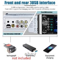 Single 1 Din Car Stereo Radio 5.1IN Bluetooth USB AUX FM Touch Screen MP5 Player