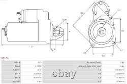 Starter As-pl S0106 For Land Rover