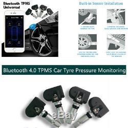 TPMS Bluetooth 4.0 For Andriod & IOS Waterproof 4 Internal Bult-in Sensors