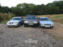 Three cars for sale as a lot Range Rover P38 Jaguar XJ8 Rover 75