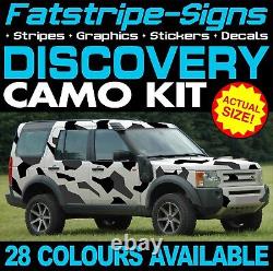 To fit LAND ROVER DISCOVERY GRAPHICS CAMO STICKERS DECALS STRIPES 4x4 2 3 4