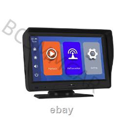 Touch Screen Dash Cam Car DVR Video Recorder Player For CarPlay Android Auto GPS