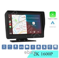 Touch Screen Dash Cam Car DVR Video Recorder Player For CarPlay Android Auto GPS