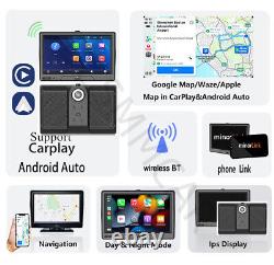 Touch Screen Dash Cam Car DVR Video Recorder Player For CarPlay Android Auto GPS