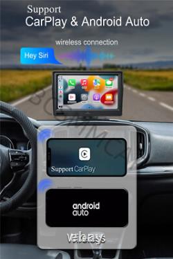 Touch Screen Dash Cam Car DVR Video Recorder Player For CarPlay Android Auto GPS