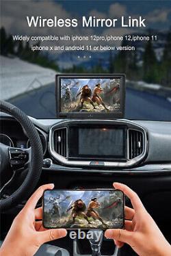 Touch Screen Dash Cam Car DVR Video Recorder Player For CarPlay Android Auto GPS