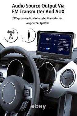 Touch Screen Dash Cam Car DVR Video Recorder Player For CarPlay Android Auto GPS