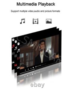 Touch Screen Dash Cam Car DVR Video Recorder Player For CarPlay Android Auto GPS