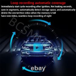 Touch Screen Dash Cam Car DVR Video Recorder Player For CarPlay Android Auto GPS