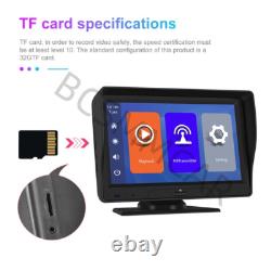 Touch Screen Dash Cam Car DVR Video Recorder Player For CarPlay Android Auto GPS