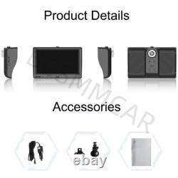 Touch Screen Dash Cam Car DVR Video Recorder Player For CarPlay Android Auto GPS