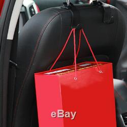 Universal Car Auto Back Seat Hook Hanger Bag Coat Purse Organizer Holder Black