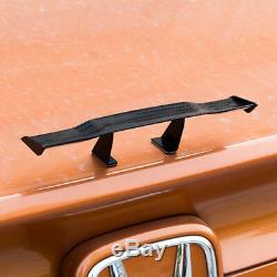 Universal Mini Spoiler Auto Car Tail Decoration Spoiler Wing Carbon Fiber Black