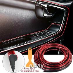 Universal Red Edge Gap Line Car Interior Accessories Molding Garnish 5M UK