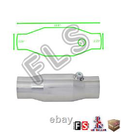 Universal T304 Stainless Sports Cat Catalytic Converter 2.25 Inch 200 Cell-lrv