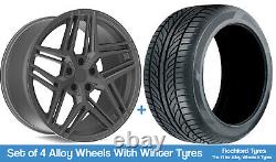 Velare Alloy Wheels & Snow Tyres 20 For Land Rover Range Rover P38 94-02