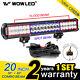 Wow 20 Inch 126w Cree Led Spot Flood Work Roof Light Bar Offroad + Wiring Kit