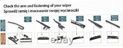 Wiper Blade BOSCH 3 397 001 752 for ALPINE V6 2.5 1988-199
