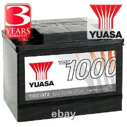 Yuasa Car Battery Calcium Open Vent 12V 600CCA 72Ah T1 Terminal For Saab 90 2.0