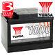 Yuasa Car Battery Calcium Open Vent 12v 600cca 72ah T1 Terminal For Saab 90 2.0
